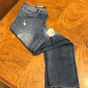 KUT Stevie Ankle-length distressed jeans - Size 10 - Excellent condition